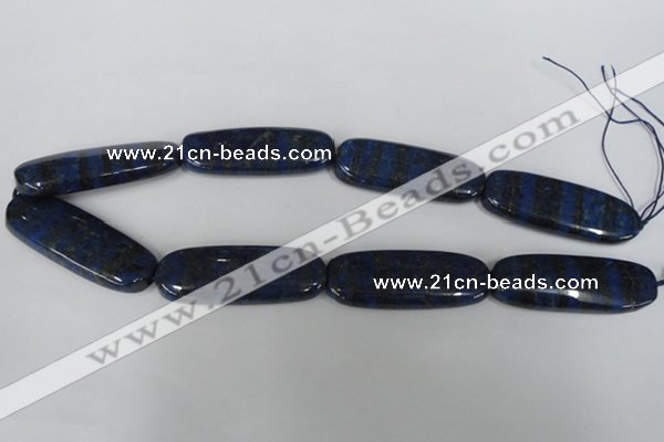 CNL489 15.5 inches 18*48mm oval natural lapis lazuli gemstone beads