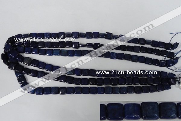 CNL510 15.5 inches 8*8mm square natural lapis lazuli gemstone beads