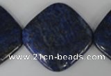 CNL528 15.5 inches 30*30mm diamond natural lapis lazuli gemstone beads