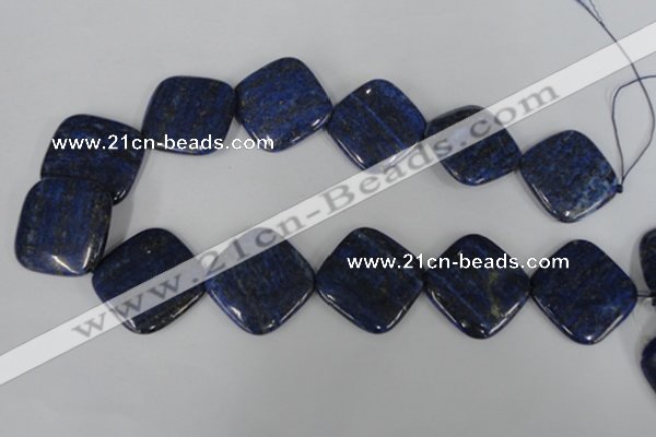 CNL528 15.5 inches 30*30mm diamond natural lapis lazuli gemstone beads
