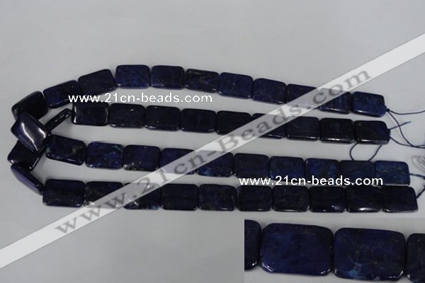 CNL534 15.5 inches 13*18mm rectangle natural lapis lazuli gemstone beads