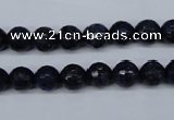 CNL602 15.5 inches 8mm faceted round natural lapis lazuli gemstone beads