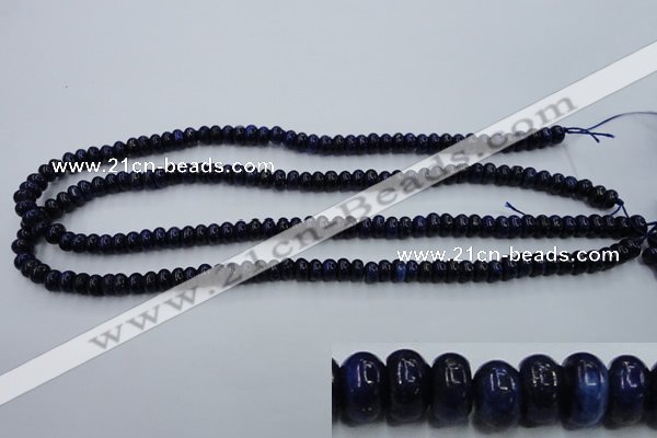 CNL610 15.5 inches 3*6mm rondelle natural lapis lazuli gemstone beads