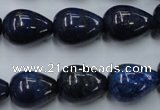 CNL618 15.5 inches 13*18mm teardrop natural lapis lazuli gemstone beads