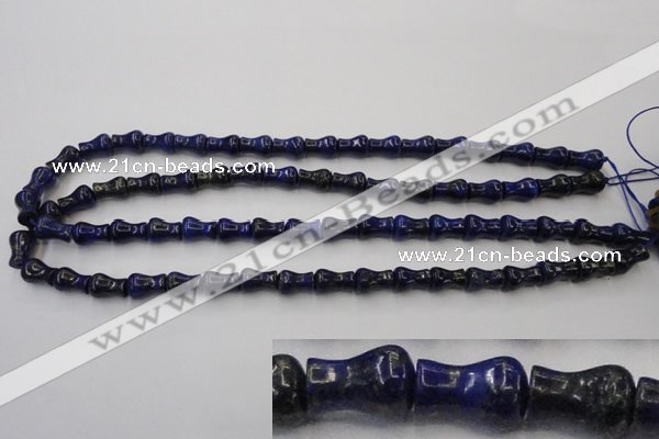 CNL630 15.5 inches 8*12mm vase-shaped natural lapis lazuli beads