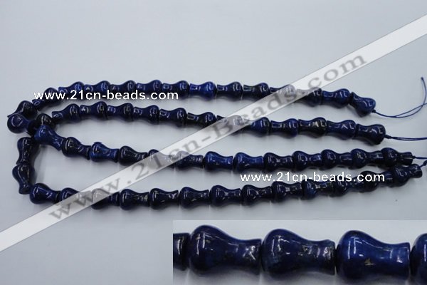 CNL631 15.5 inches 10*14mm vase-shaped natural lapis lazuli beads