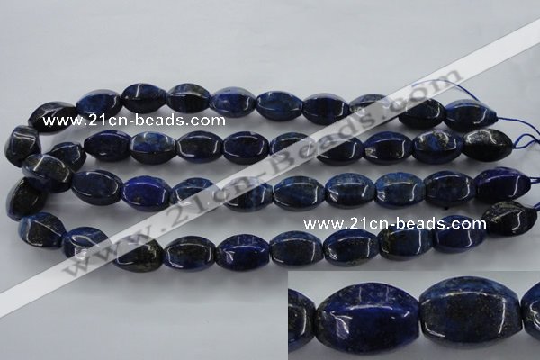 CNL637 15.5 inches 13*19mm star fruit shaped natural lapis lazuli beads