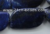 CNL650 15.5 inches 21*38mm marquise natural lapis lazuli beads