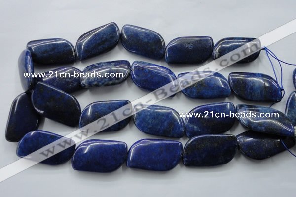 CNL650 15.5 inches 21*38mm marquise natural lapis lazuli beads