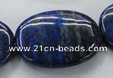 CNL665 15.5 inches 30*40mm oval natural lapis lazuli beads