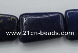 CNL675 15.5 inches 20*30mm trapezoid natural lapis lazuli beads