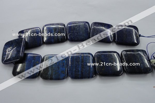 CNL685 15.5 inches 40*40mm square natural lapis lazuli beads