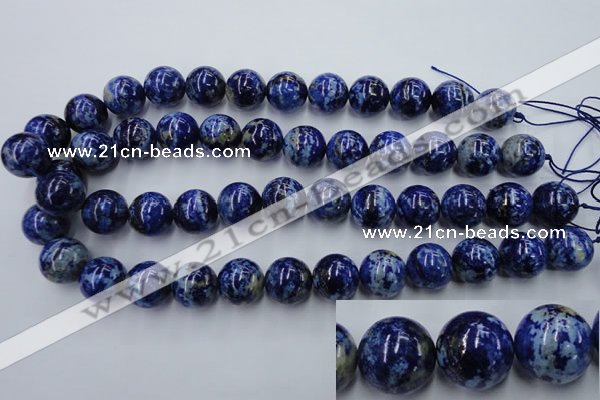 CNL718 15.5 inches 16mm round natural lapis lazuli gemstone beads