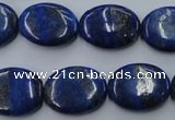 CNL754 15.5 inches 15*20mm oval natural lapis lazuli gemstone beads