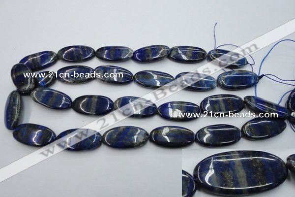 CNL755 15.5 inches 15*30mm oval natural lapis lazuli gemstone beads