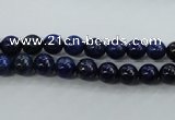 CNL851 15.5 inches 6mm round natural lapis lazuli gemstone beads