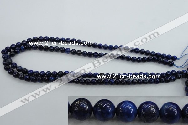 CNL851 15.5 inches 6mm round natural lapis lazuli gemstone beads