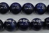 CNL855 15.5 inches 14mm round natural lapis lazuli gemstone beads