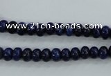 CNL861 15.5 inches 4*6mm rondelle natural lapis lazuli gemstone beads