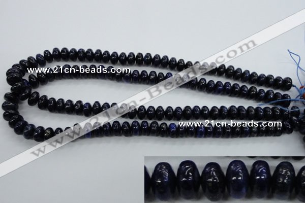 CNL863 15.5 inches 6*10mm rondelle natural lapis lazuli gemstone beads