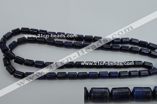 CNL883 15.5 inches 9*12mm tube natural lapis lazuli gemstone beads