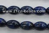 CNL895 15.5 inches 10*14mm rice natural lapis lazuli gemstone beads