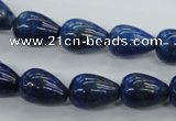 CNL901 15.5 inches 10*14mm teardrop natural lapis lazuli gemstone beads