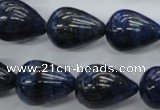 CNL904 15.5 inches 15*20mm teardrop natural lapis lazuli gemstone beads