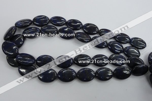 CNL945 15.5 inches 18*25mm oval natural lapis lazuli gemstone beads