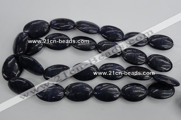 CNL946 15.5 inches 20*30mm oval natural lapis lazuli gemstone beads