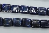 CNL961 15.5 inches 10*10mm square natural lapis lazuli gemstone beads