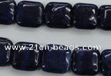 CNL963 15.5 inches 14*14mm square natural lapis lazuli gemstone beads