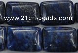 CNL976 15.5 inches 18*25mm rectangle natural lapis lazuli gemstone beads