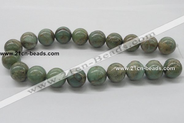 CNS05 16 inches 20mm round natural serpentine jasper beads wholesale