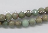 CNS25 16 inches 6mm round natural serpentine jasper beads wholesale