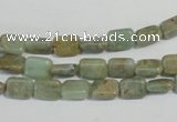 CNS253 15.5 inches 6*8mm rectangle natural serpentine jasper beads