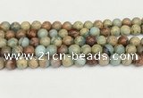 CNS332 15.5 inches 8mm round serpentine jasper beads wholesale