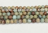 CNS333 15.5 inches 10mm round serpentine jasper beads wholesale