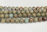 CNS334 15.5 inches 12mm round serpentine jasper beads wholesale