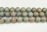 CNS338 15.5 inches 20mm round serpentine jasper beads wholesale