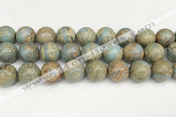 CNS338 15.5 inches 20mm round serpentine jasper beads wholesale