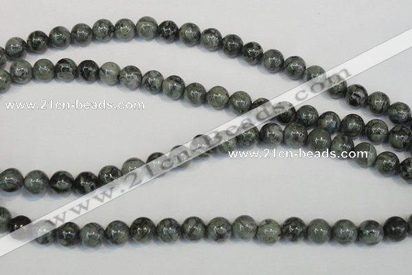 CNS402 15.5 inches 8mm round natural serpentine jasper beads