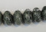 CNS416 15.5 inches 12*18mm rondelle natural serpentine jasper beads