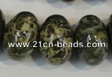 CNS517 15.5 inches 14*20mm rondelle natural serpentine jasper beads