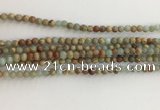 CNS700 15.5 inches 4mm round serpentine jasper beads wholesale