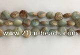 CNS721 15.5 inches 12mm flat round serpentine jasper beads wholesale