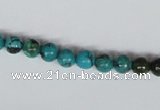 CNT02 16 inches 6mm round natural turquoise beads wholesale