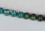 CNT03 16 inches 8mm round natural turquoise beads wholesale