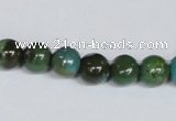 CNT05 16 inches 9mm round natural turquoise beads wholesale