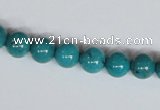 CNT07 16 inches 8mm round natural turquoise beads wholesale